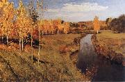 Levitan, Isaak Golden Autumn oil painting artist